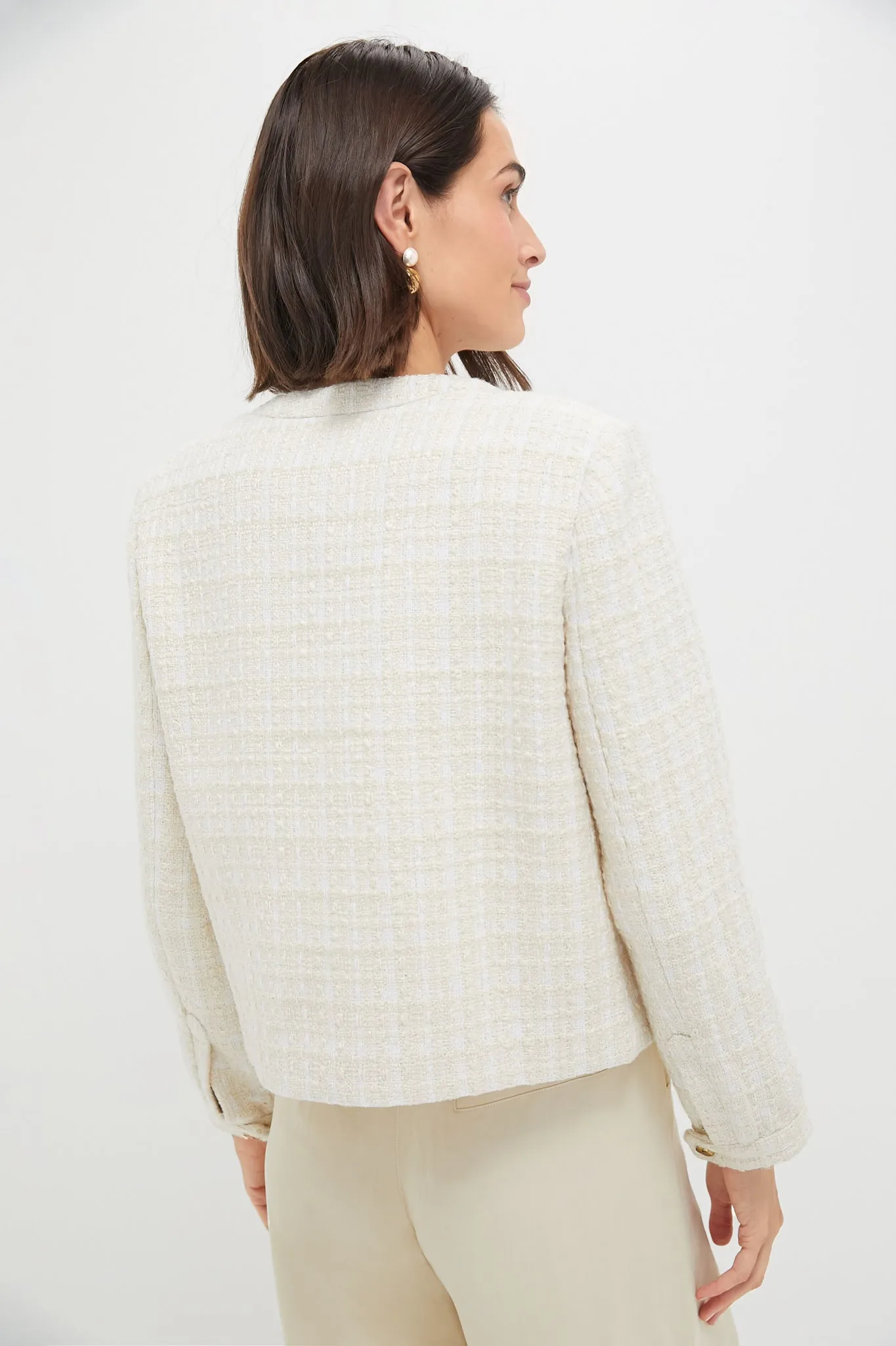 Cream Tweed Sommers Jacket