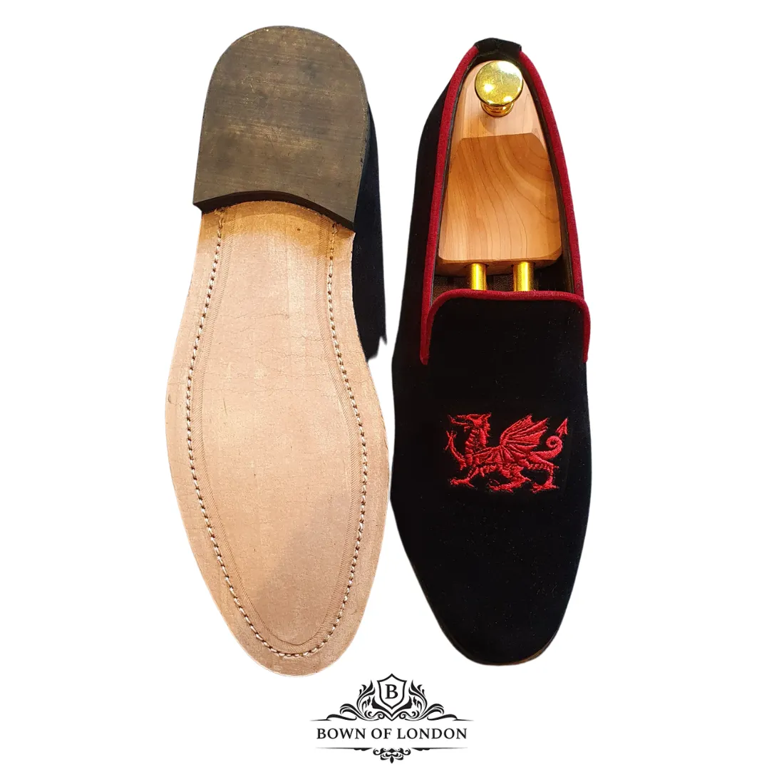 Custom Velvet Loafer/Slipper Shoe