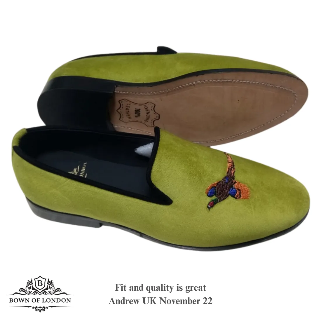 Custom Velvet Loafer/Slipper Shoe