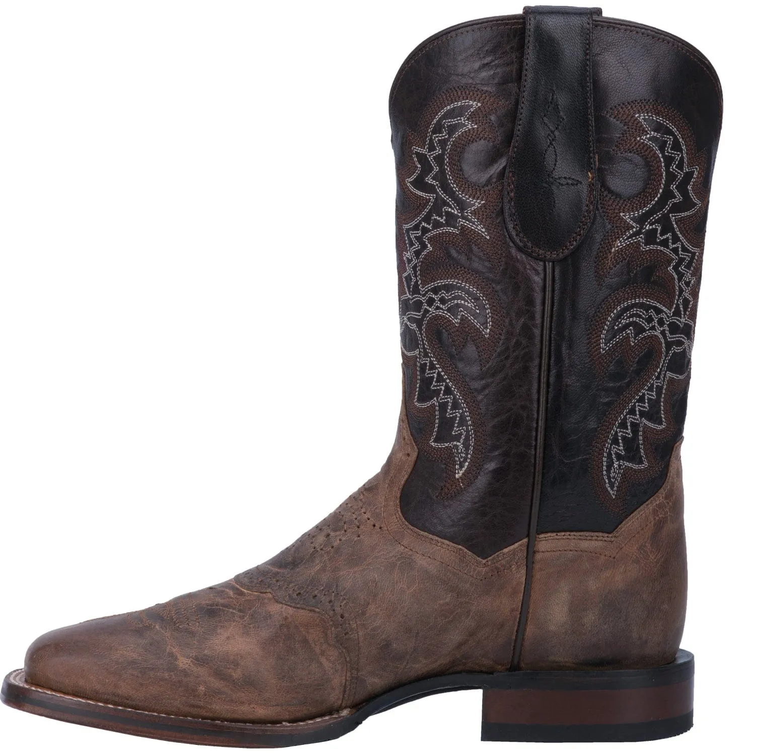 Dan Post Men's Franklin Sand/Dark Chocolate Western Boots DP2815