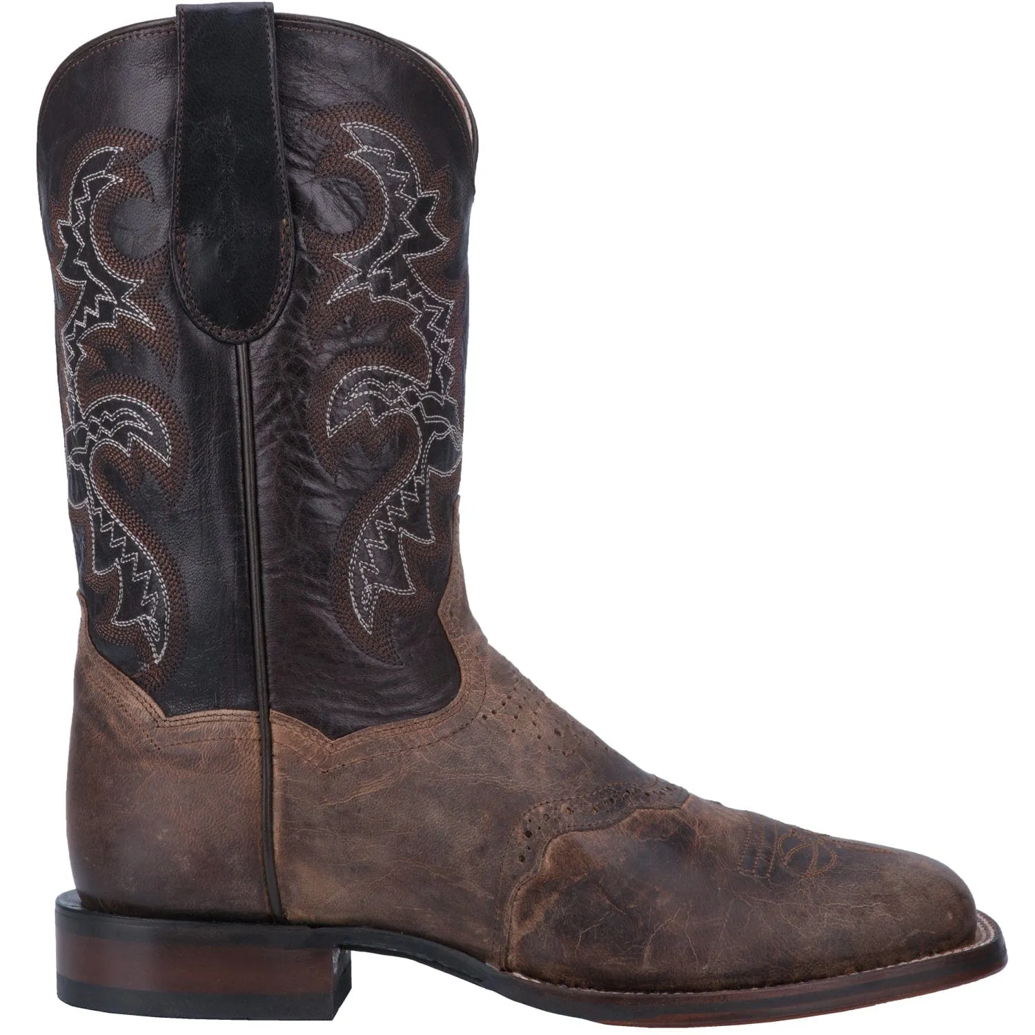 Dan Post Men's Franklin Sand/Dark Chocolate Western Boots DP2815