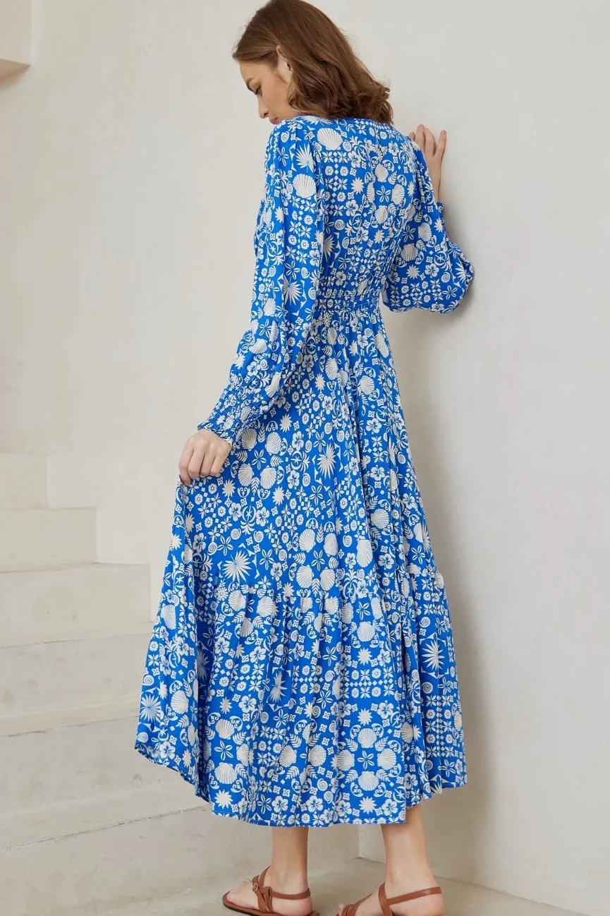 Delaware Maxi Dress - Blue