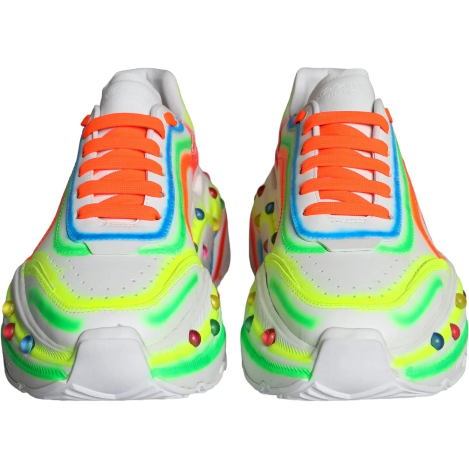 Dolce & Gabbana Multicolor Daymaster LED Lighted Sneaker Shoes