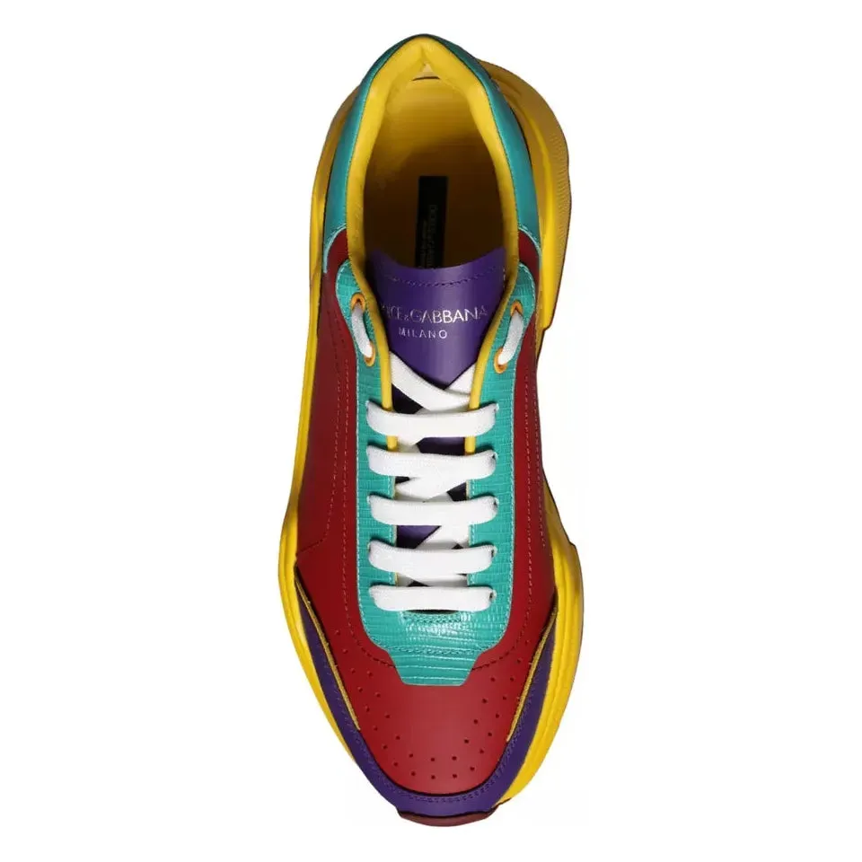 Dolce & Gabbana Multicolor Daymaster Low Top Sneakers Shoes