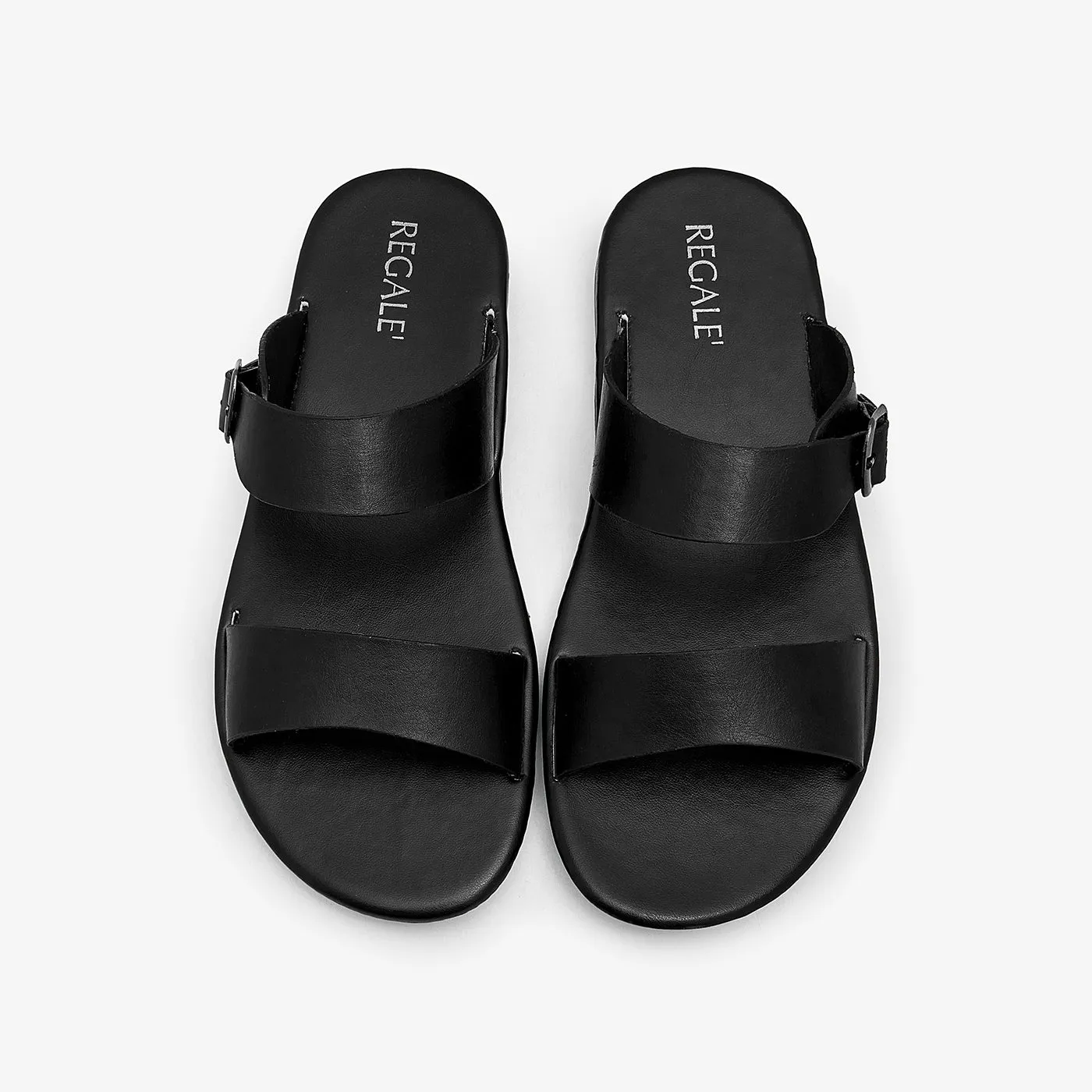 Double Strap Leather Chappal