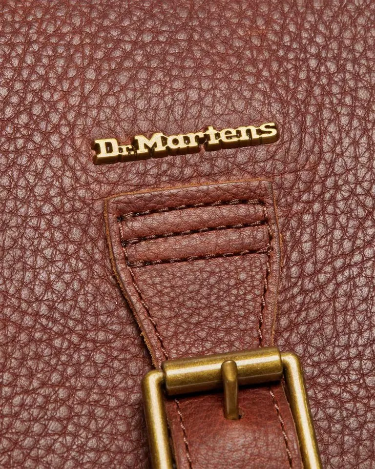 Dr Martens Ambassador Leather Reporter Bag - Cashew Brown