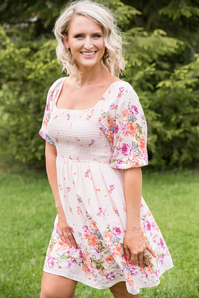 Elegant and Sweet Floral Dress [Online Exclusive]