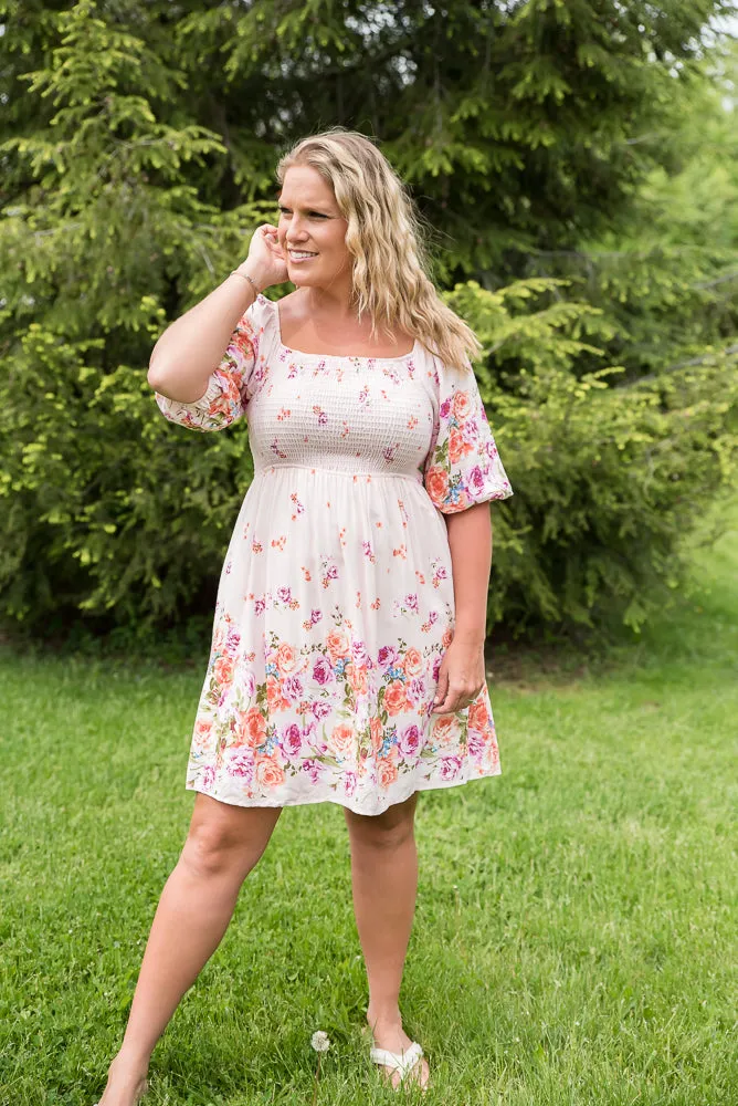 Elegant and Sweet Floral Dress [Online Exclusive]