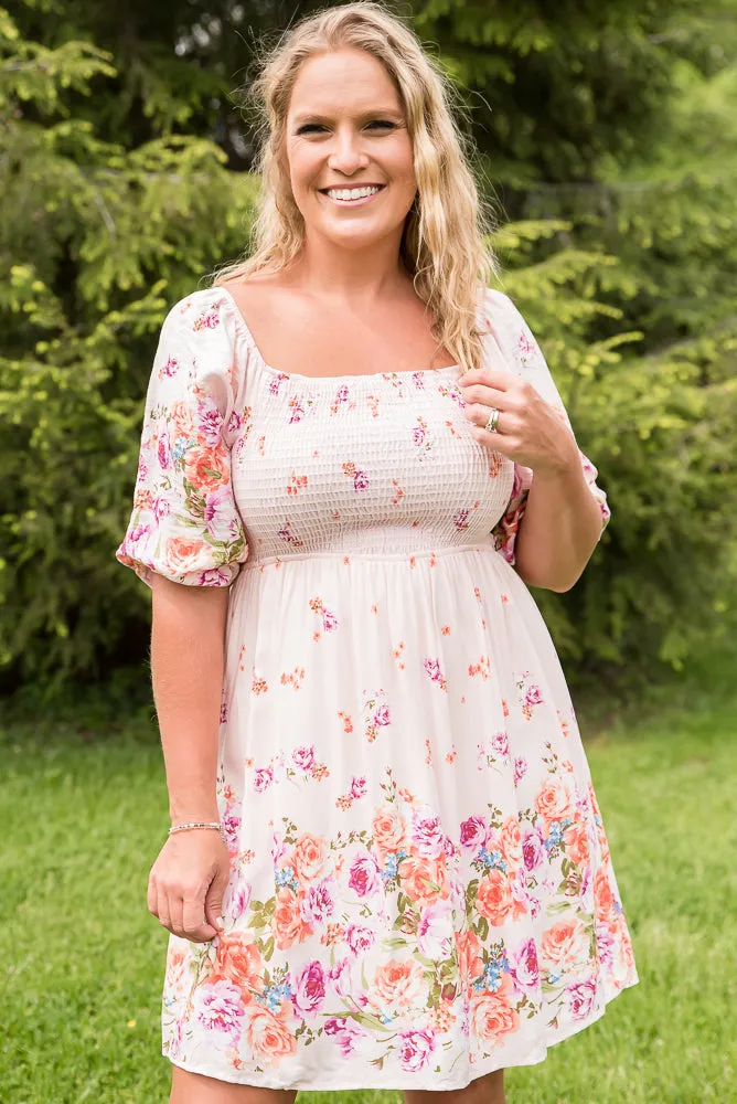 Elegant and Sweet Floral Dress [Online Exclusive]