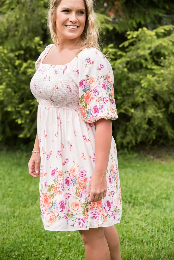 Elegant and Sweet Floral Dress [Online Exclusive]