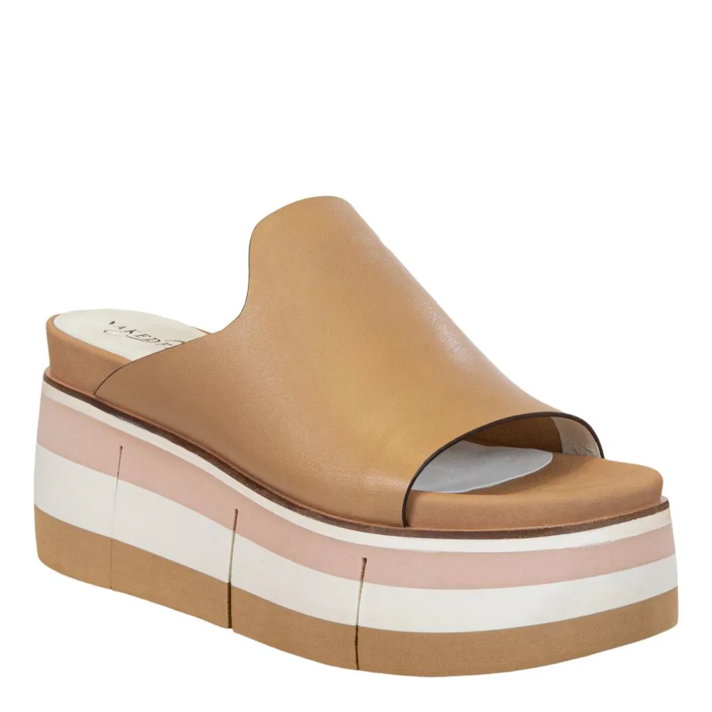 FLOW in ECRU Platform Sandals