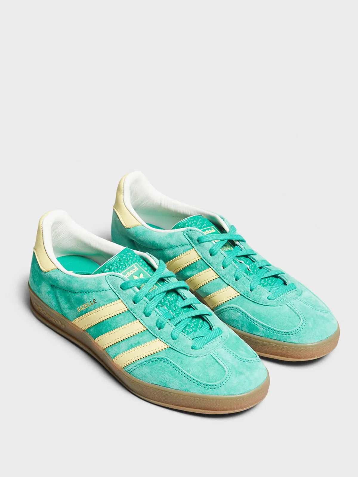 Gazelle Indoor Sneakers in Semi Court Green, Almost Yellow and Gum4