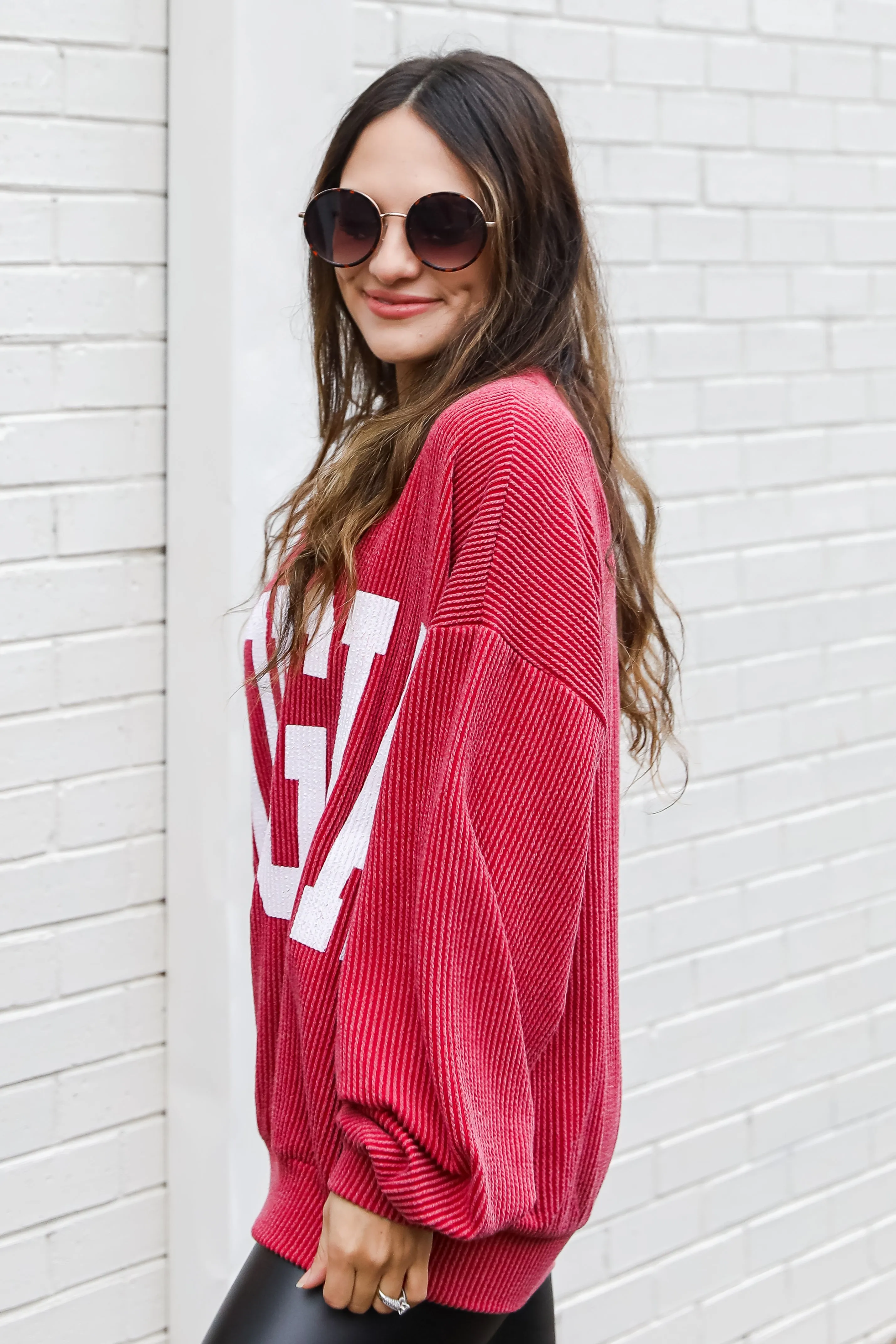 Georgia Corded Sweatshirt