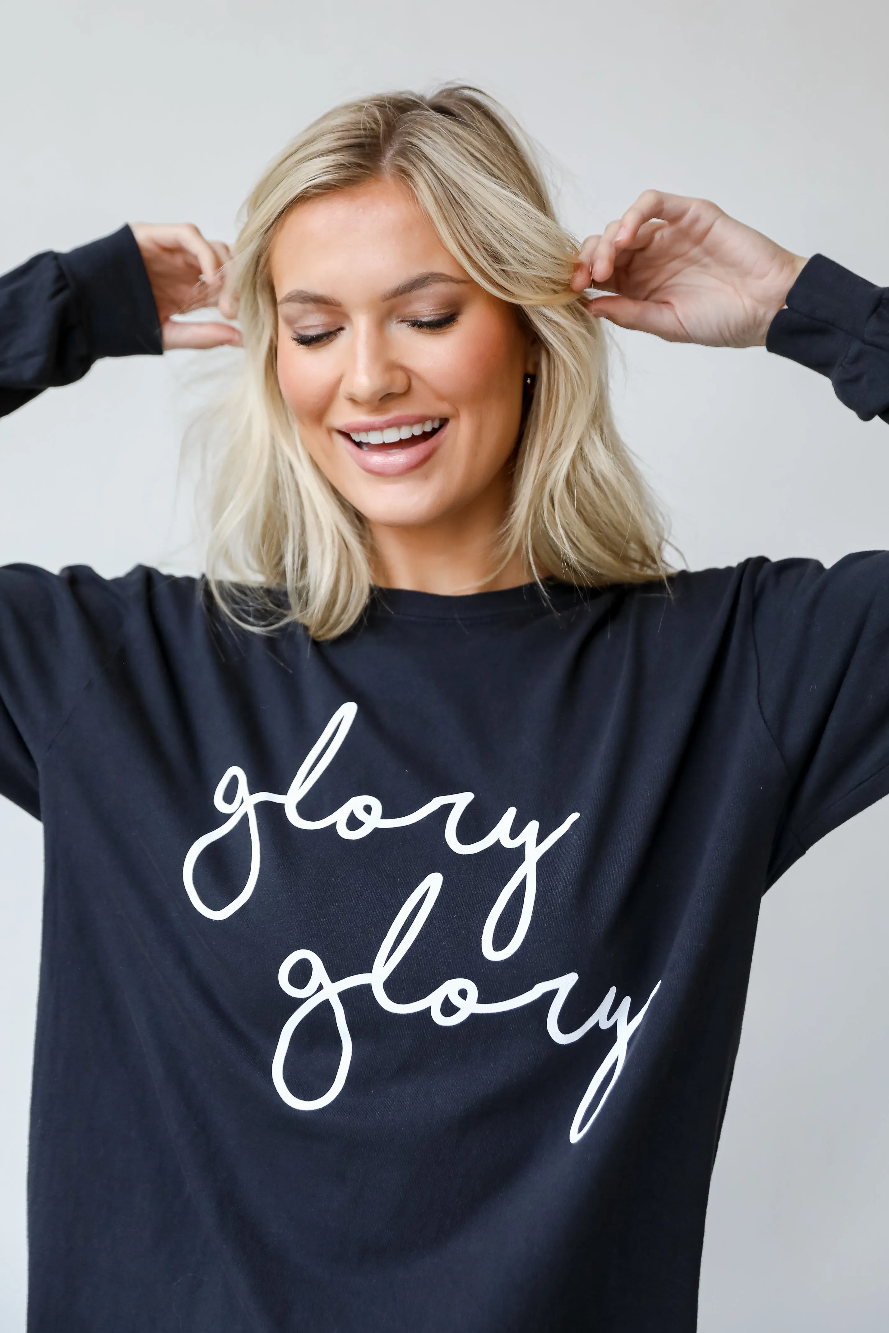 Glory Glory Script Long Sleeve Tee