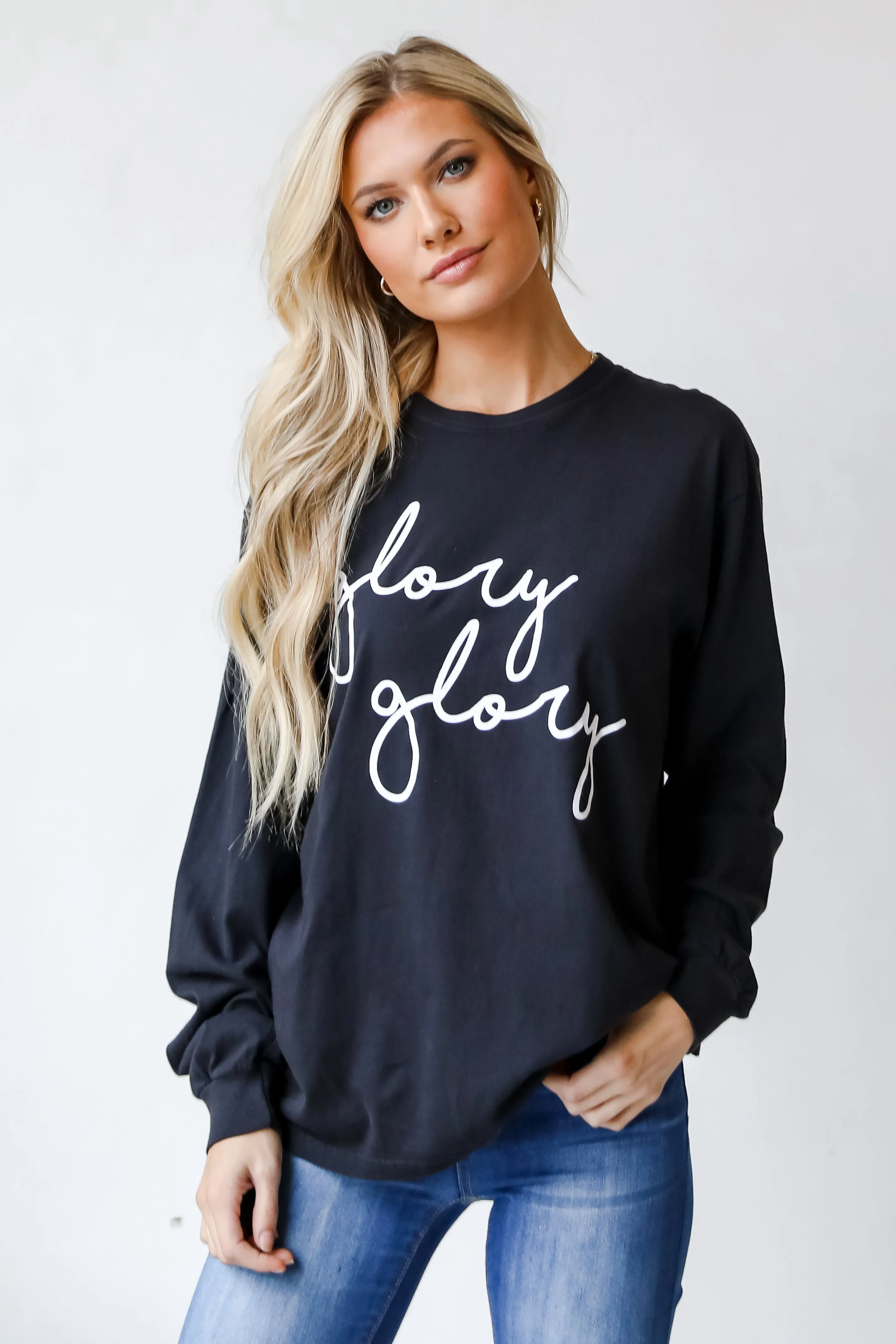 Glory Glory Script Long Sleeve Tee