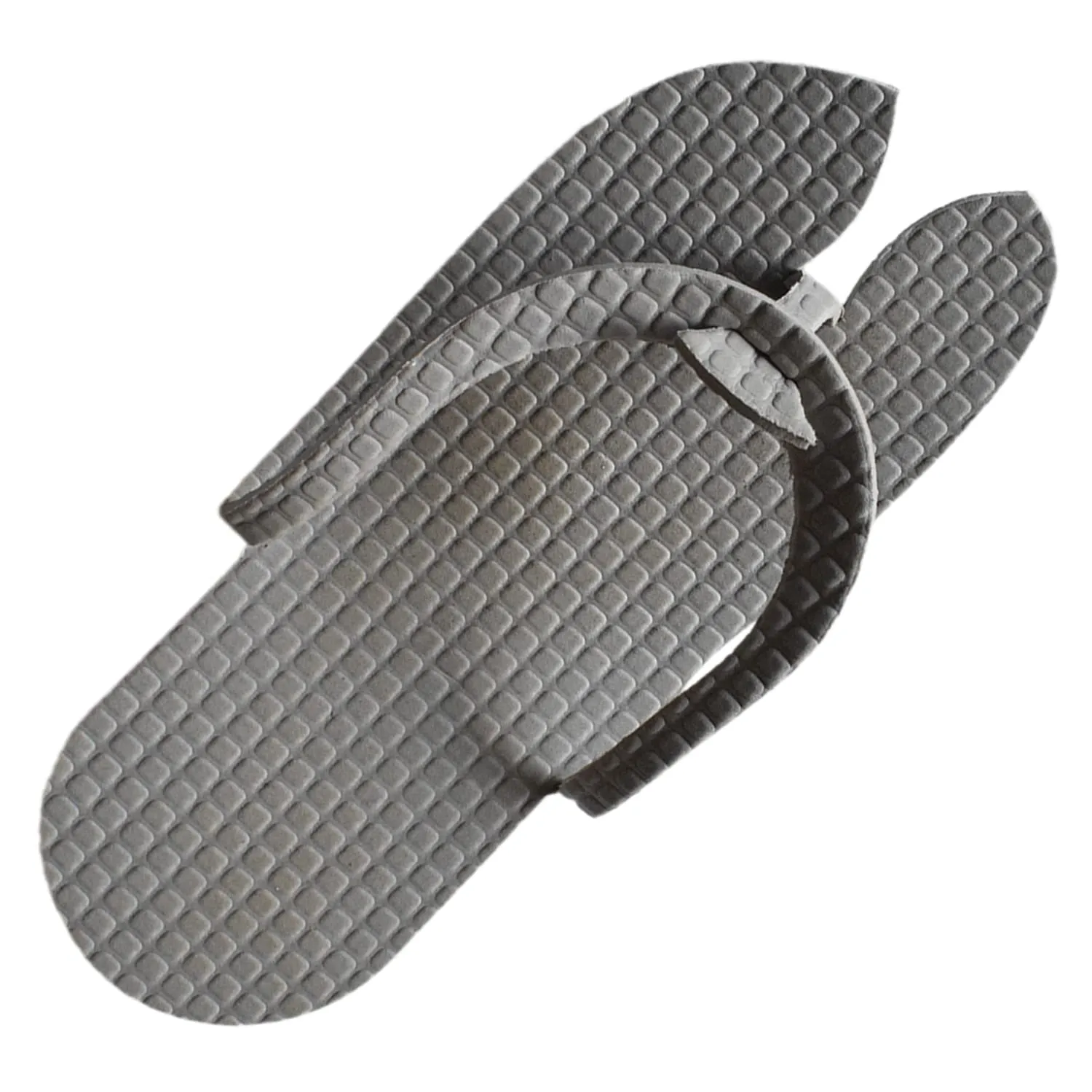 Heart Home Rubber Bathroom Slipper for Men & Women 6 Pair (Grey) 54HH4203.