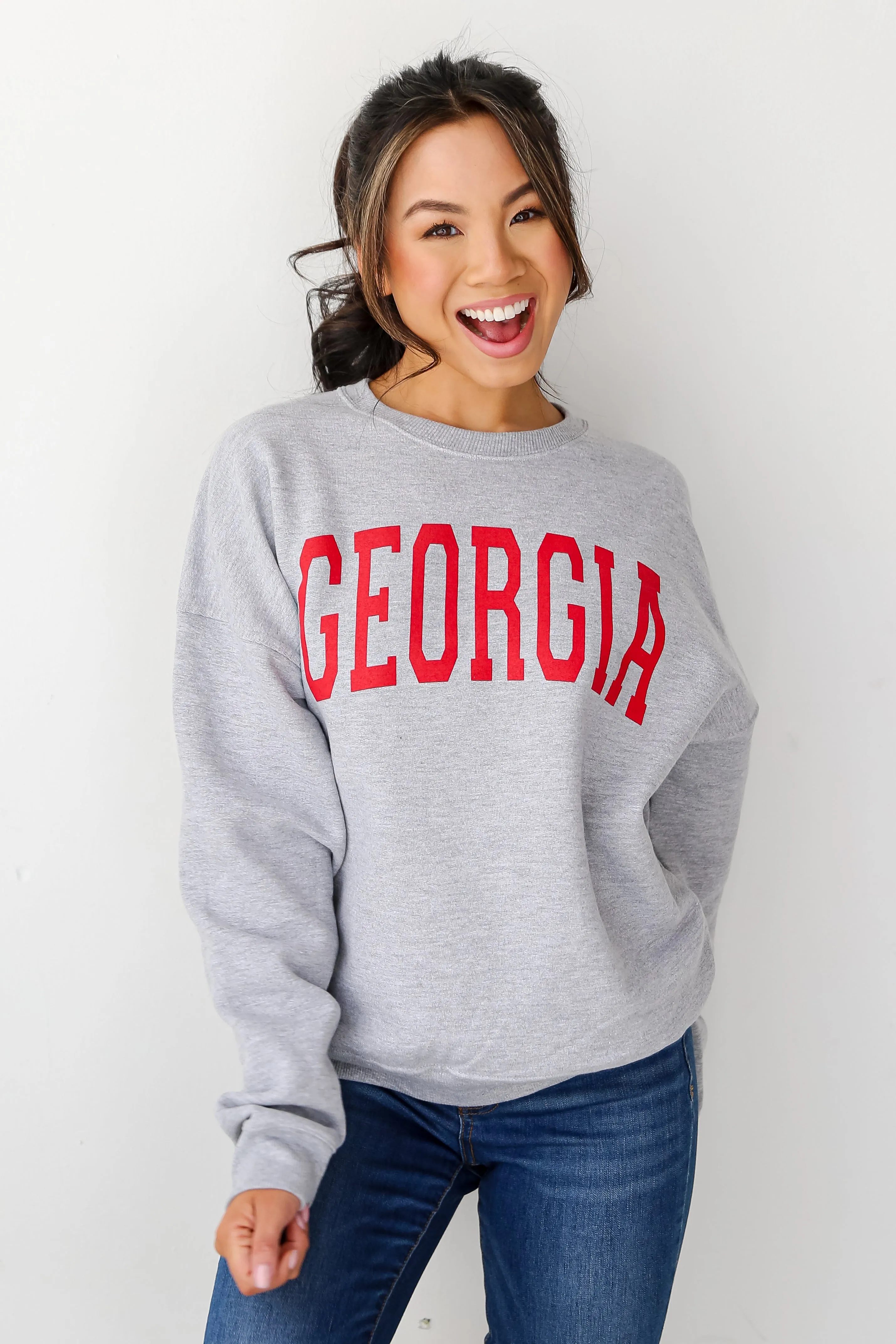 Heather Grey Georgia Sweatshirt