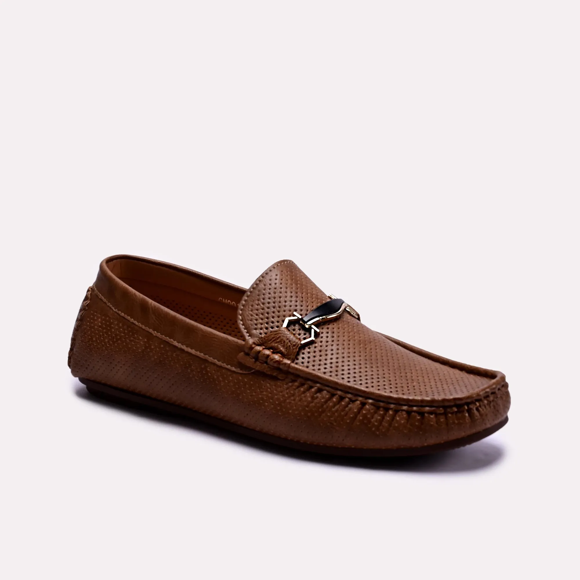 Hilton Mustard Perforated Loafers 0130777