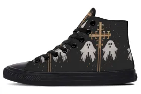 Holy Spirits High Tops - Classic Premium Canvas Shoes with Comfortable and Durable Soles