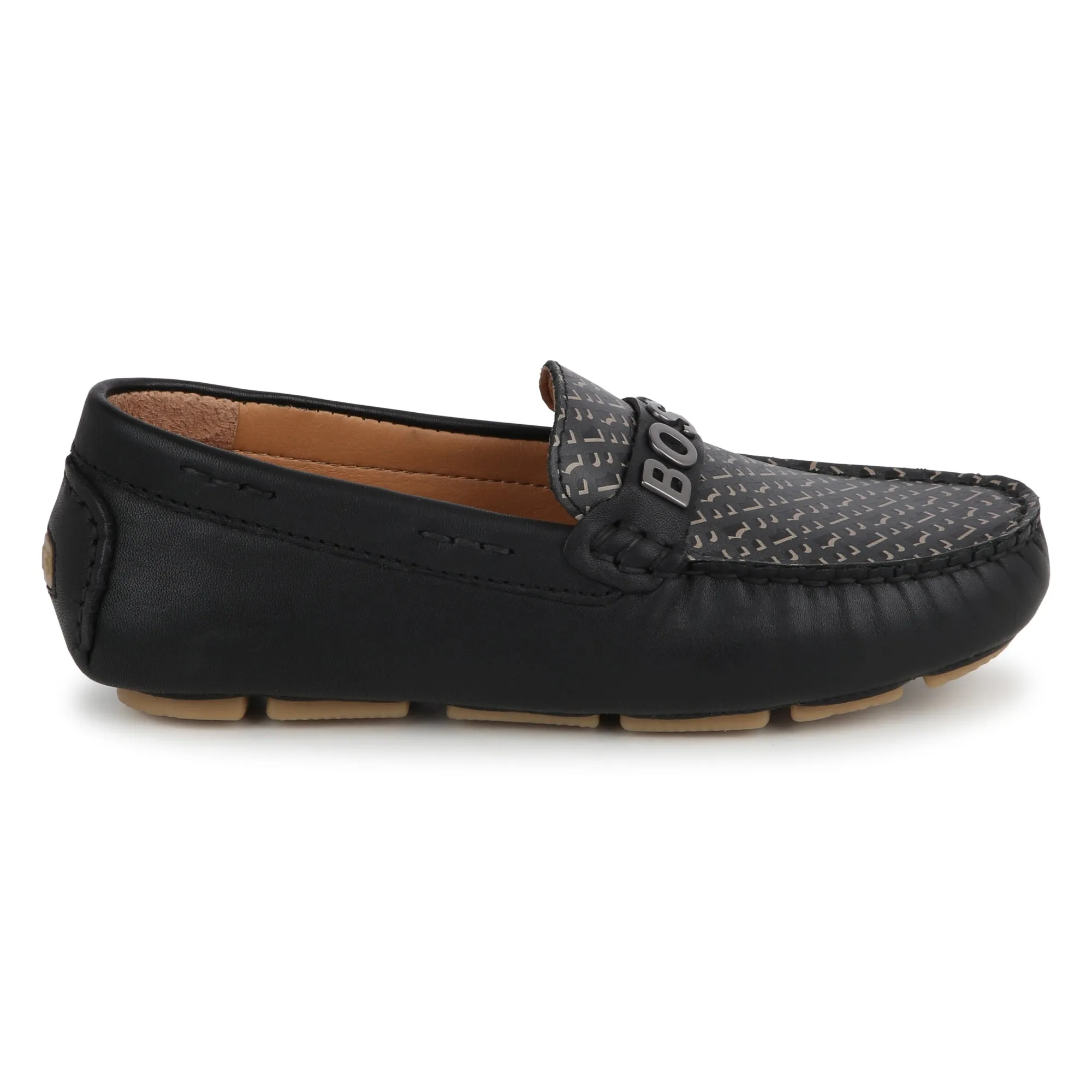 Hugo Boss Black Monogram Loafers