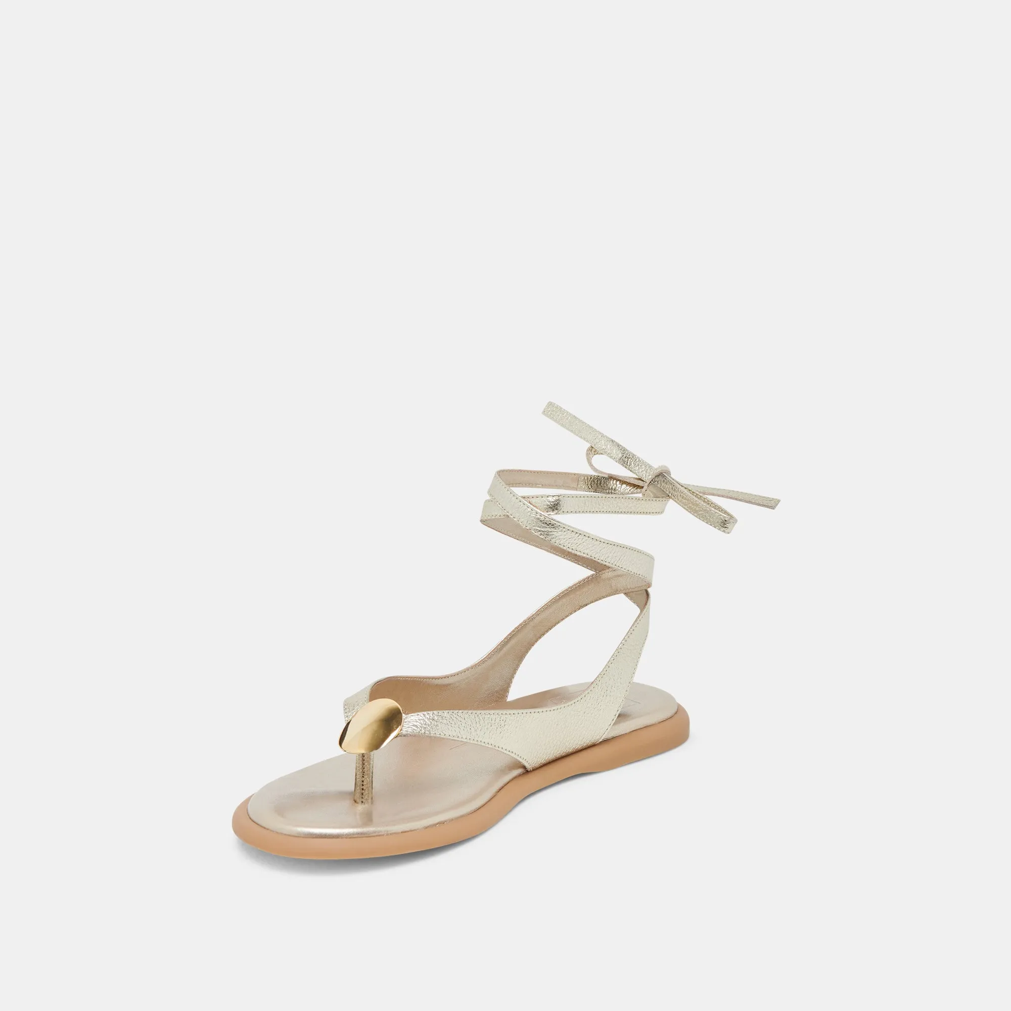 JUDY SANDALS LIGHT GOLD LEATHER