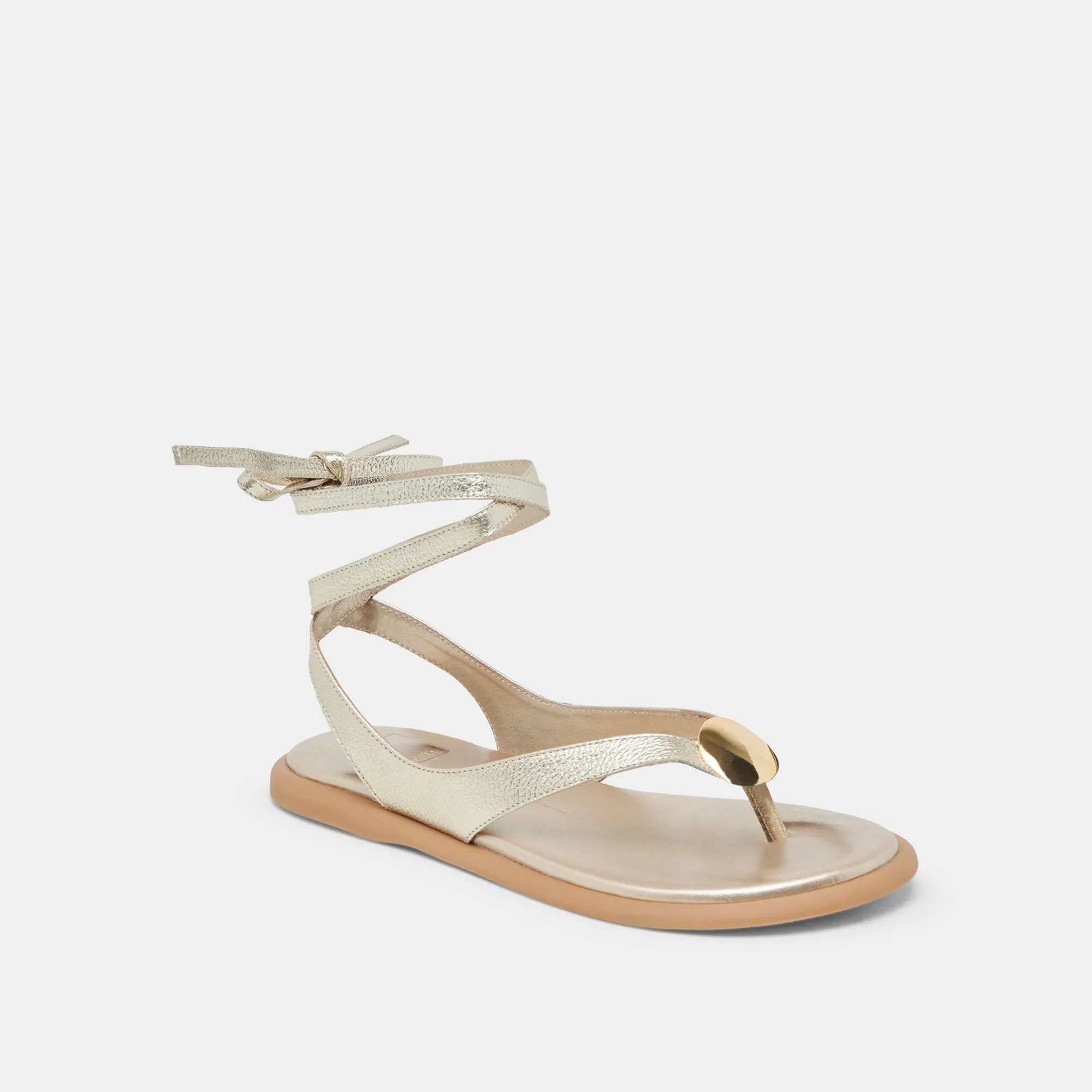 JUDY SANDALS LIGHT GOLD LEATHER