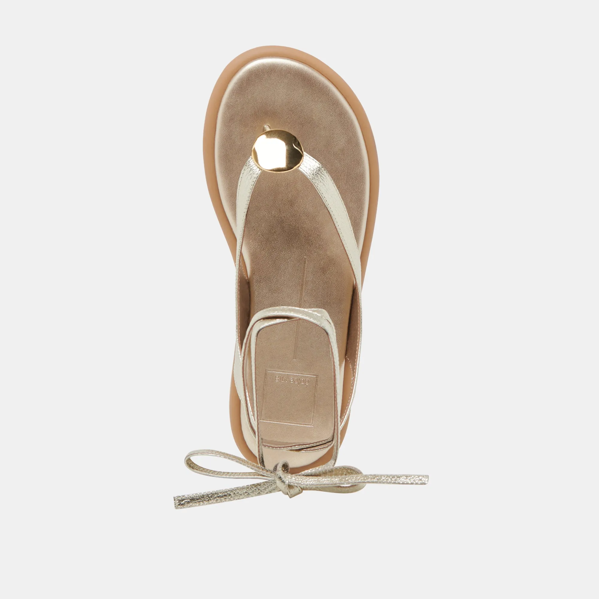 JUDY SANDALS LIGHT GOLD LEATHER