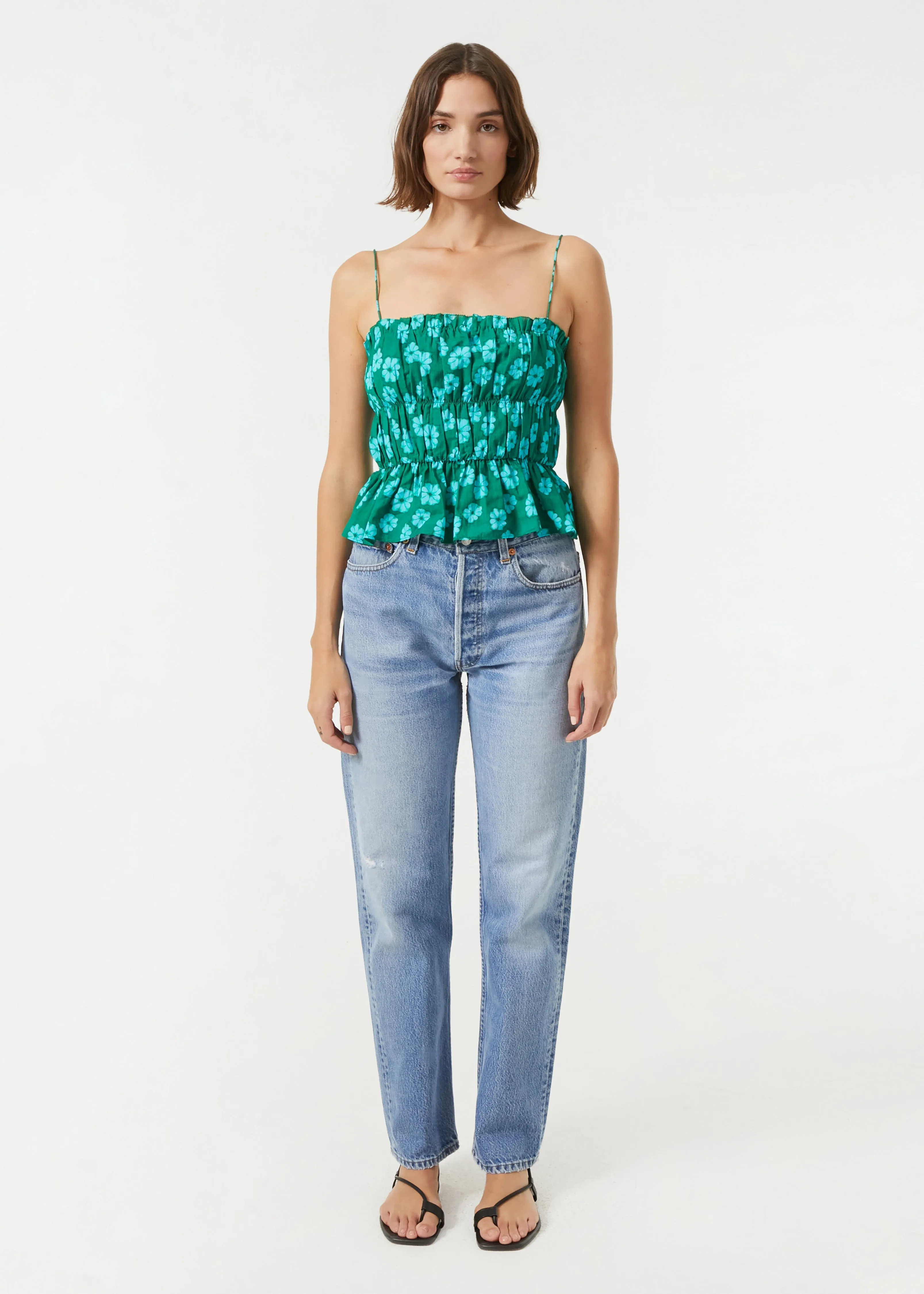 Julieta Top | Forest Bombay Bloom