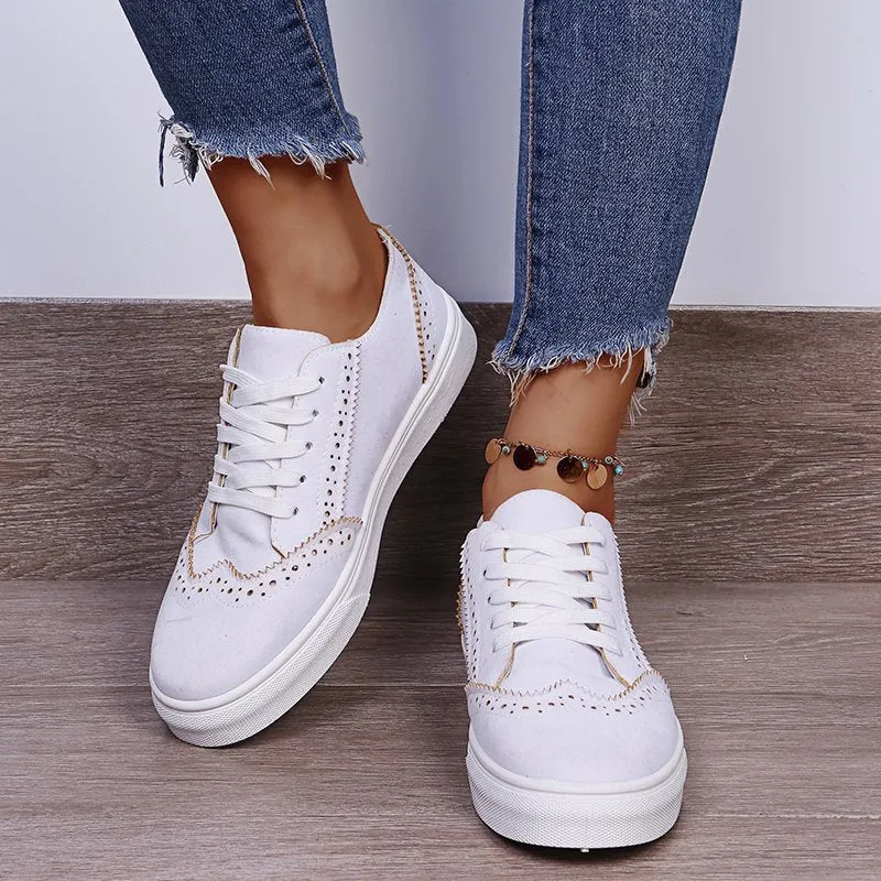 Lace-Up Flats