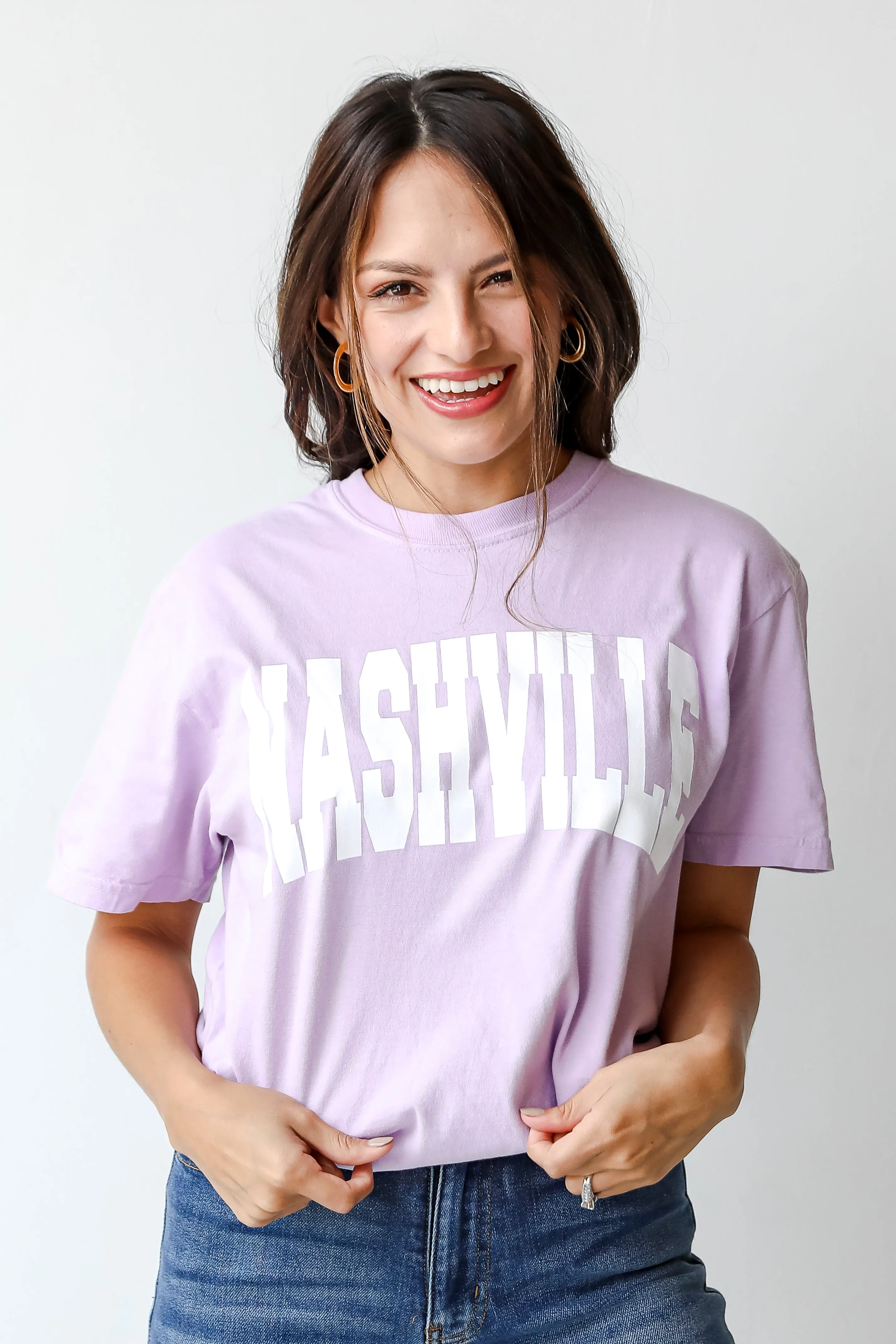 Lavender Nashville Tee