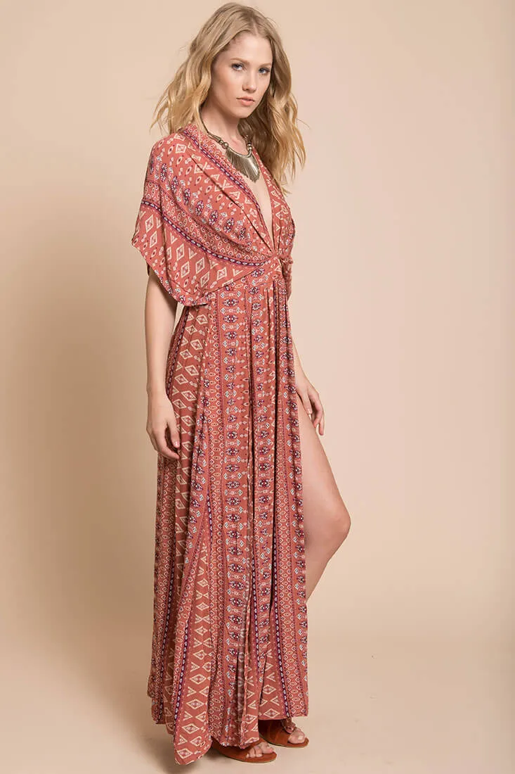 Libby Maxi Dress Rust