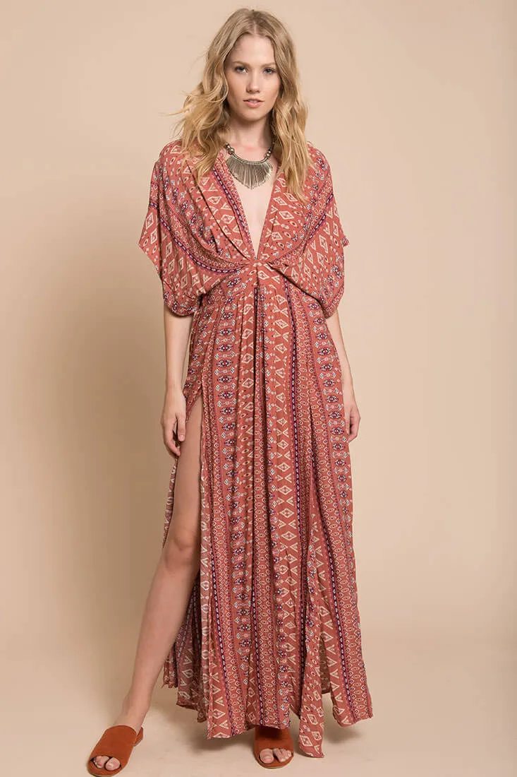 Libby Maxi Dress Rust