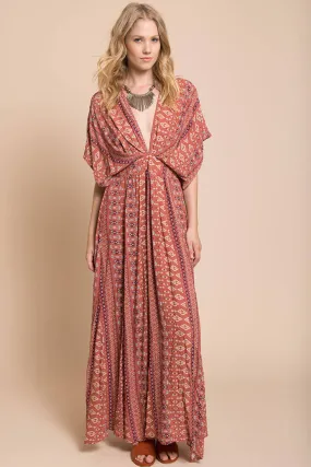 Libby Maxi Dress Rust