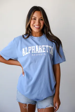 Light Blue Alpharetta Georgia Tee