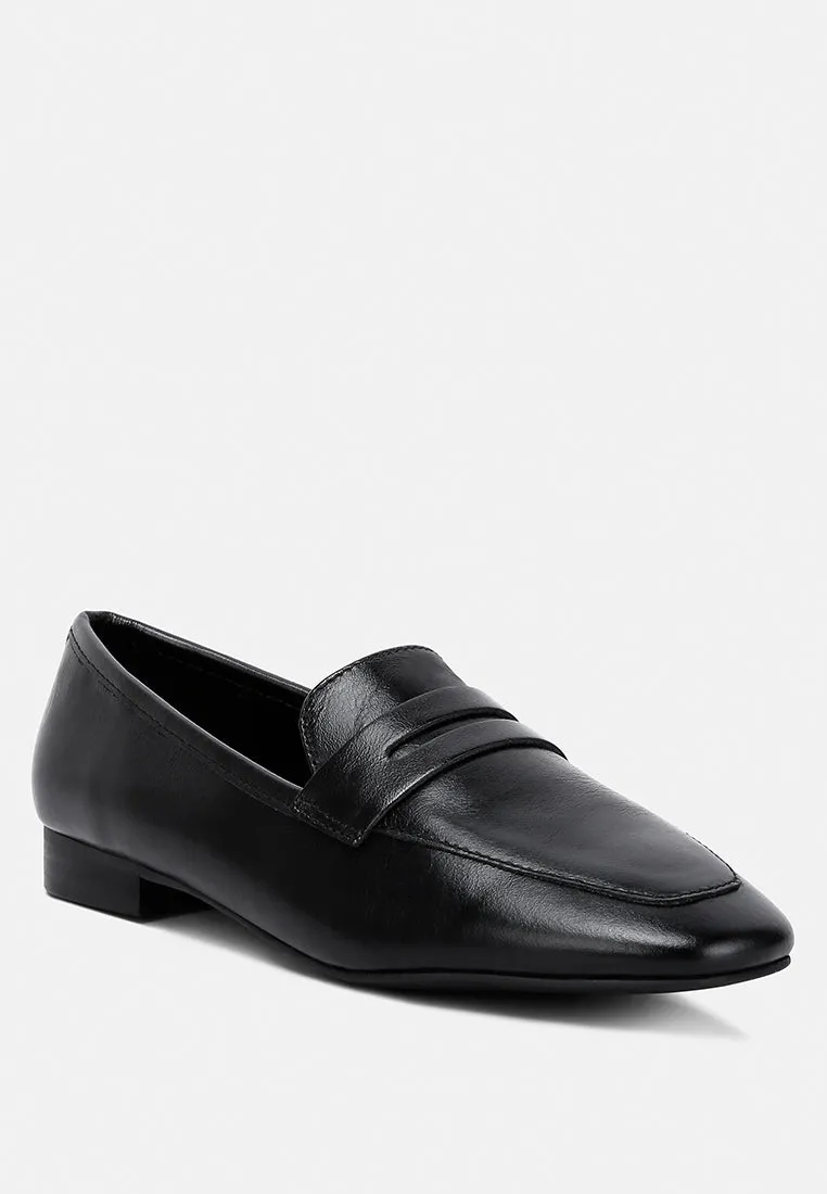 Liliana Classic Leather Penny Loafers