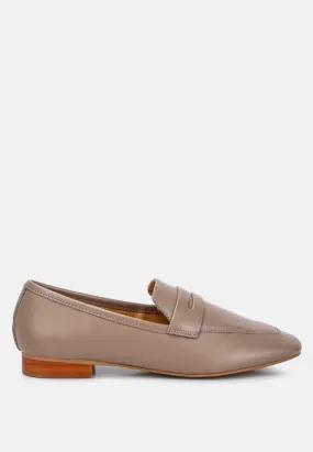 Liliana Classic Leather Penny Loafers