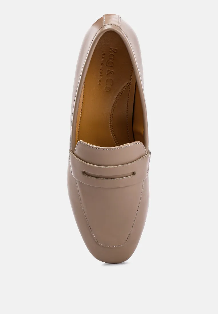 Liliana Classic Leather Penny Loafers