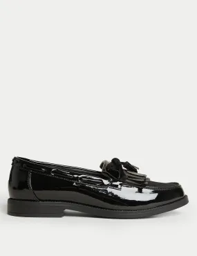 Marks & Spencer Patent Tassel Bow Loafers