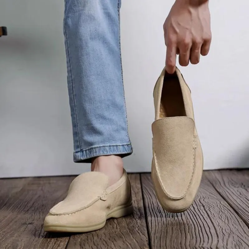 Men's Old Money Stylish Suede Loafers