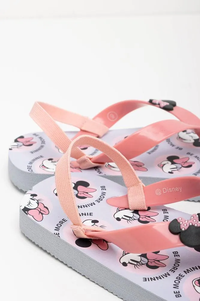 Minnie Mouse Flip Flop Dusty Pink