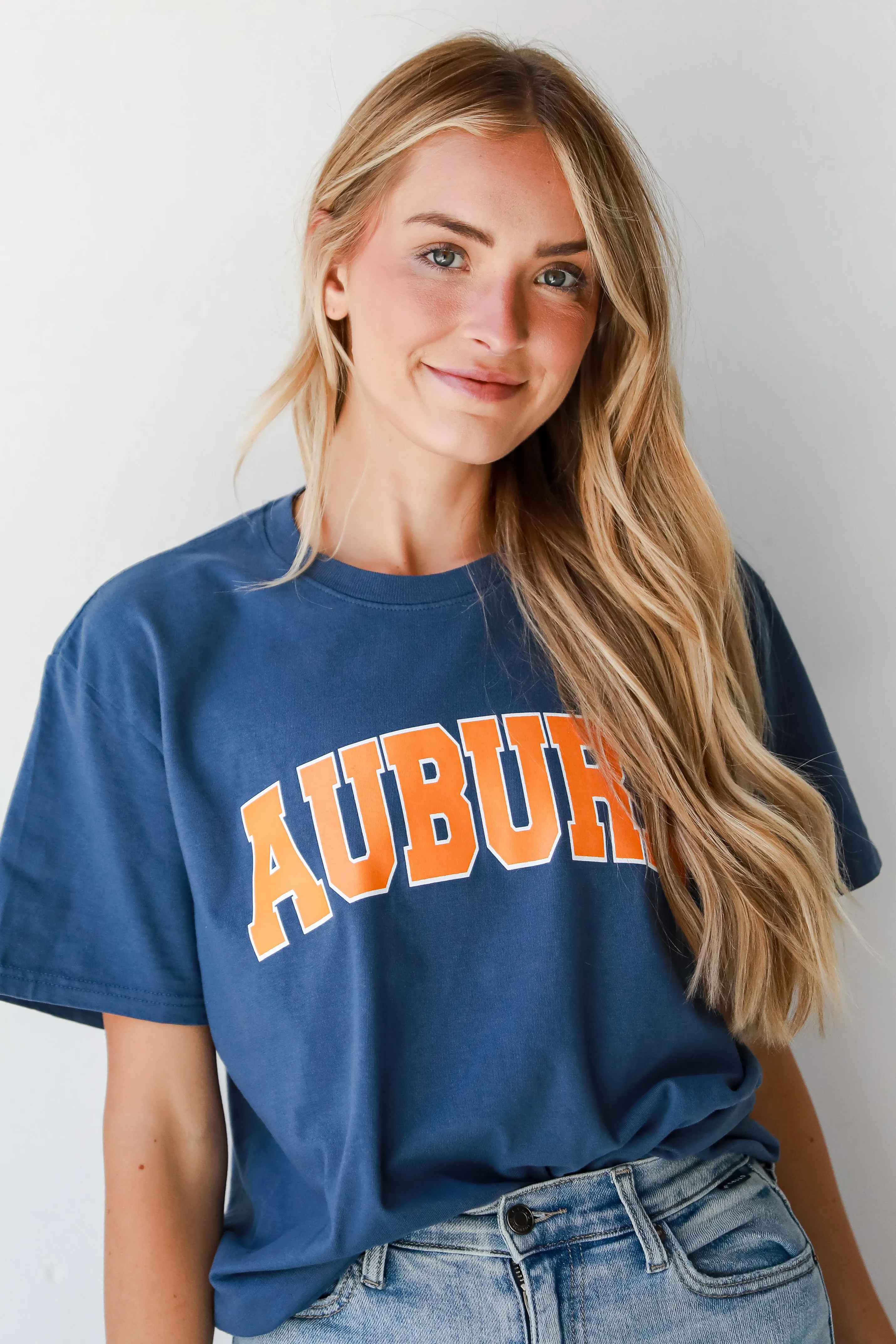 Navy Auburn Tee