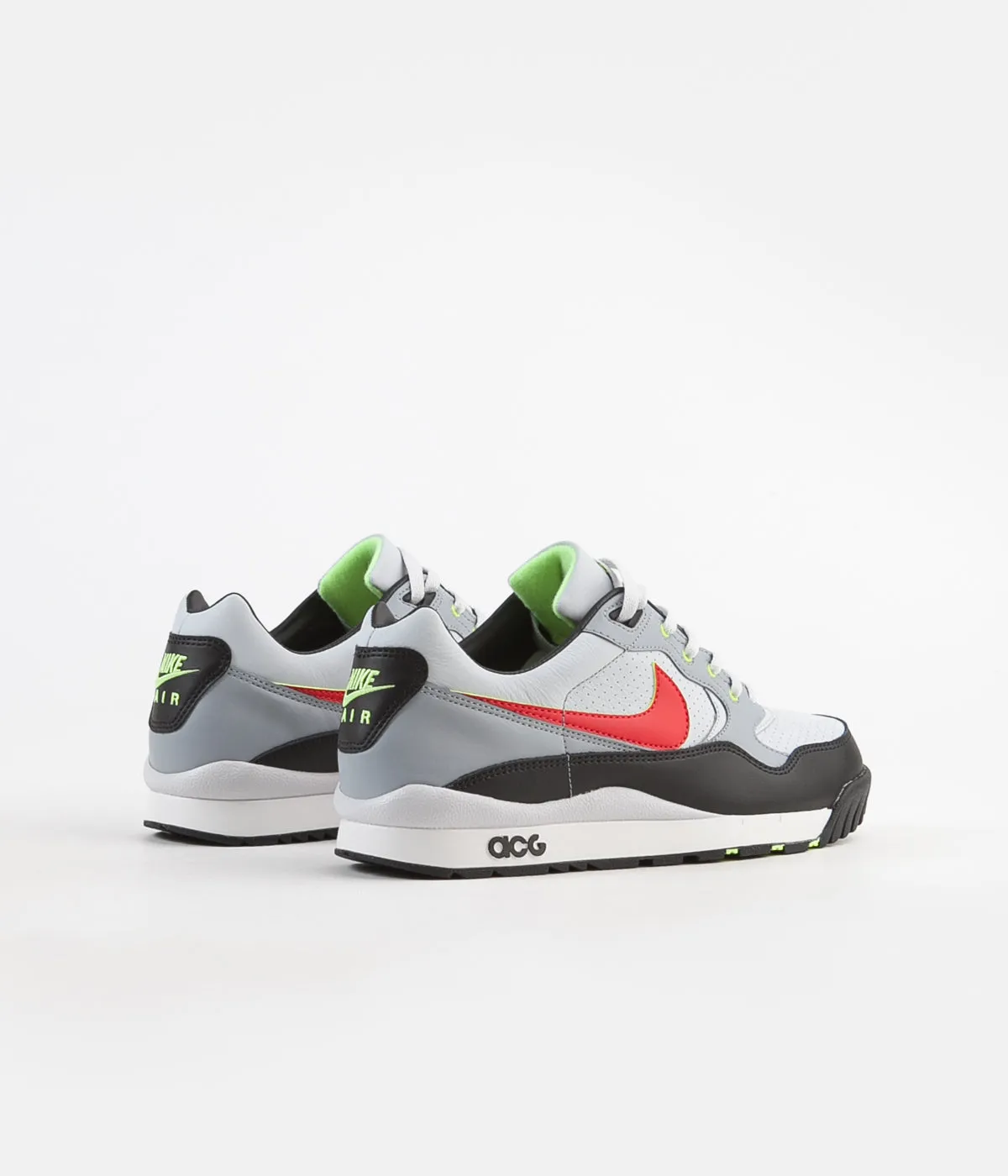 Nike ACG Air Wildwood Shoes - Pure Platinum / Comet Red - Mist Blue - Black