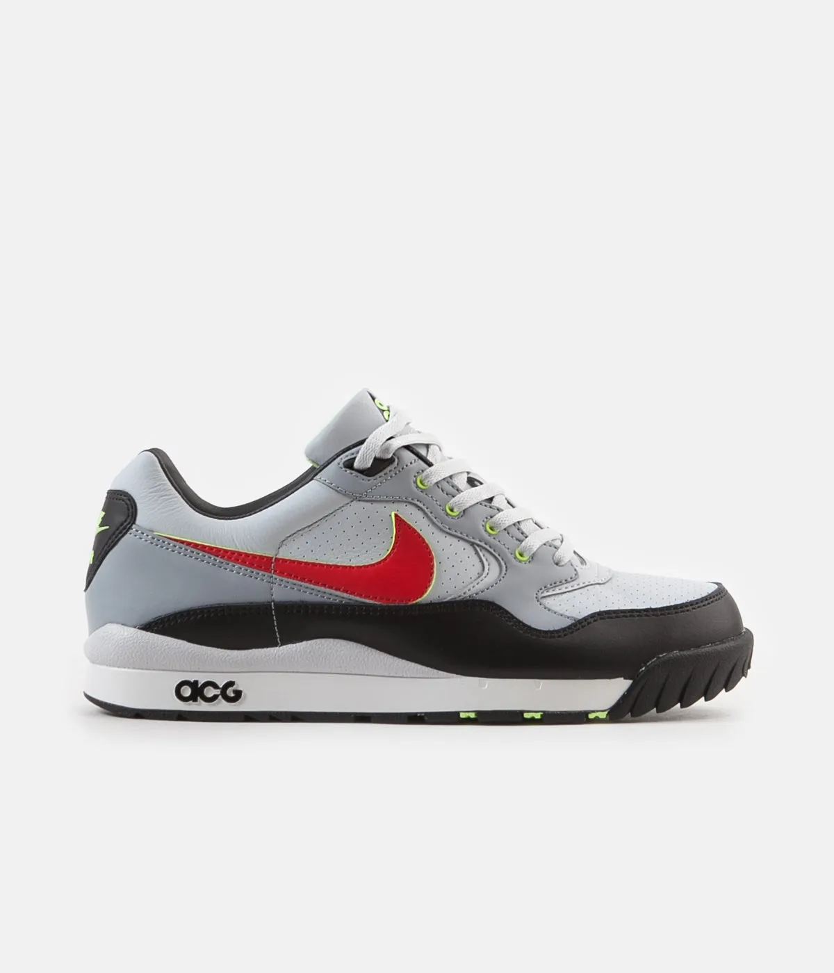 Nike ACG Air Wildwood Shoes - Pure Platinum / Comet Red - Mist Blue - Black