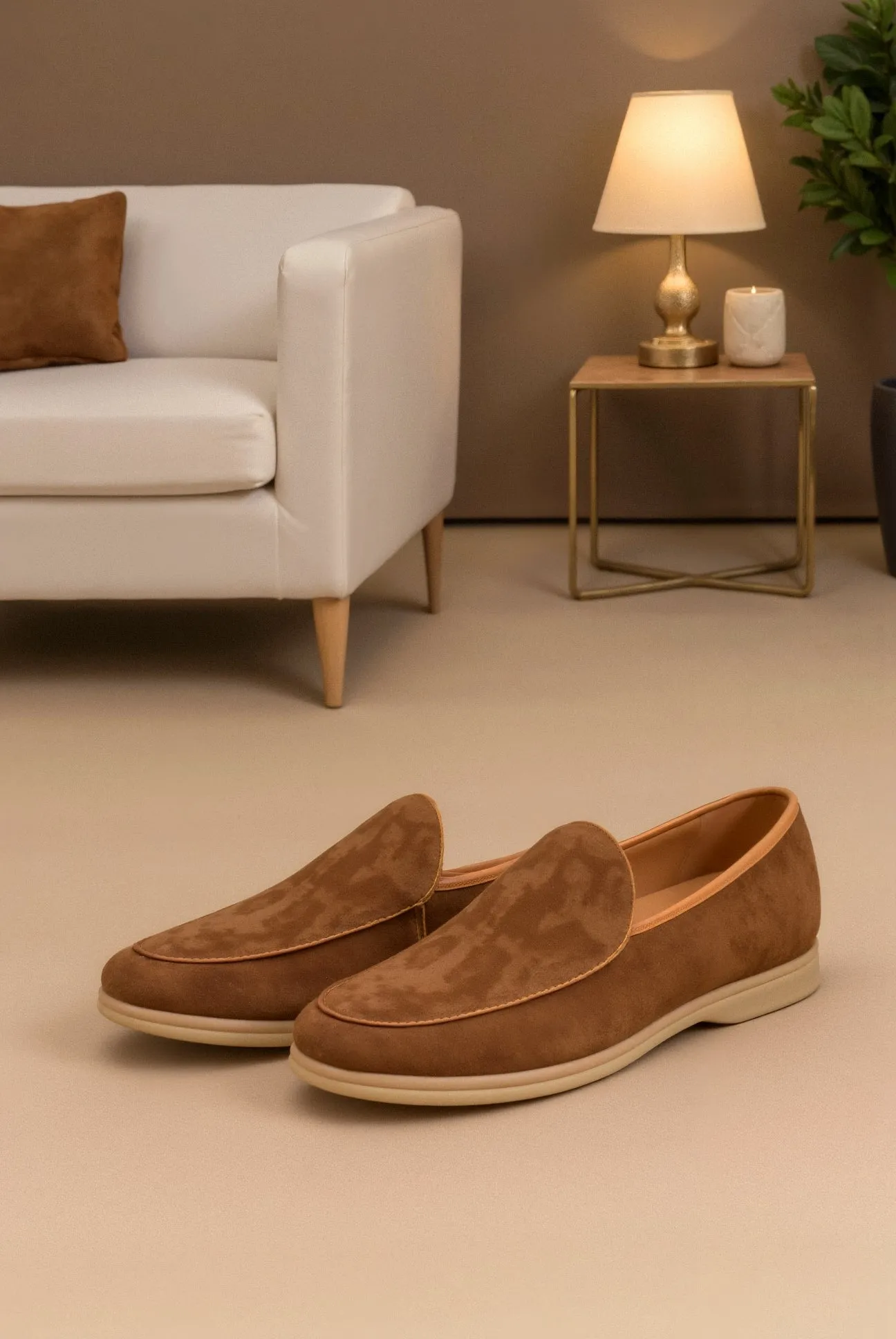 Old Money Classic Elegant Suede Leather Loafers