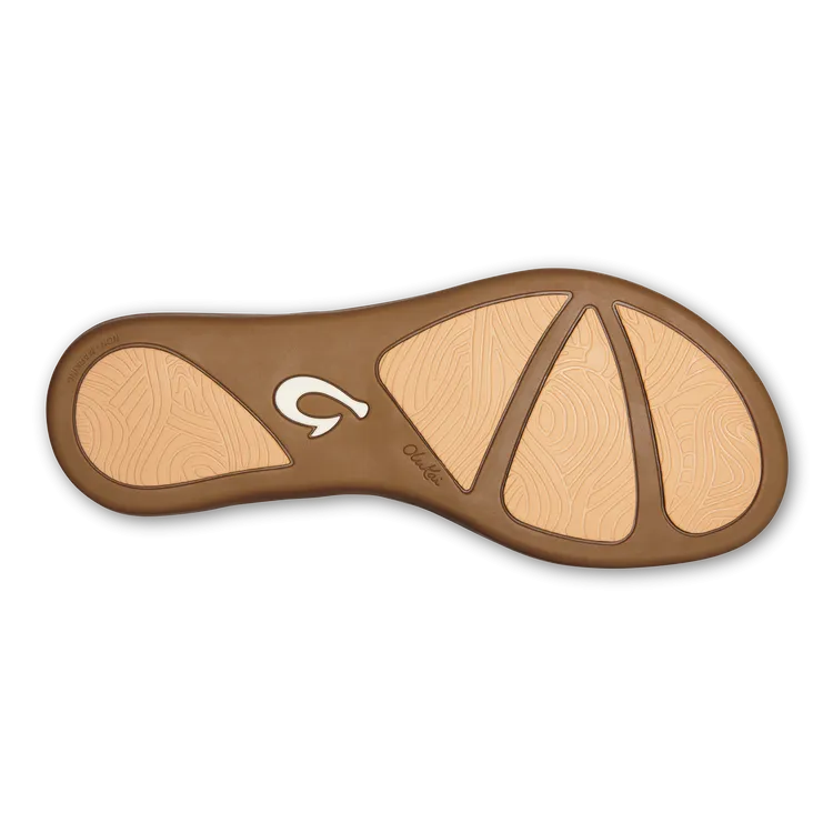 Olukai Honu Sandal-Bright White/Golden Sand