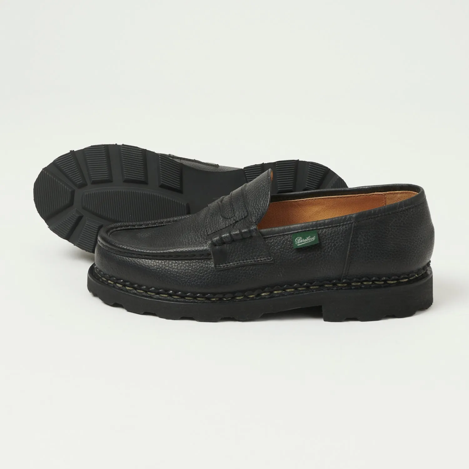 Paraboot Reims Loafer - Black Grain Noir