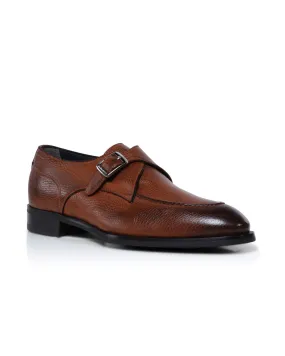 Parma Cervo Monkstrap in Havana Brown