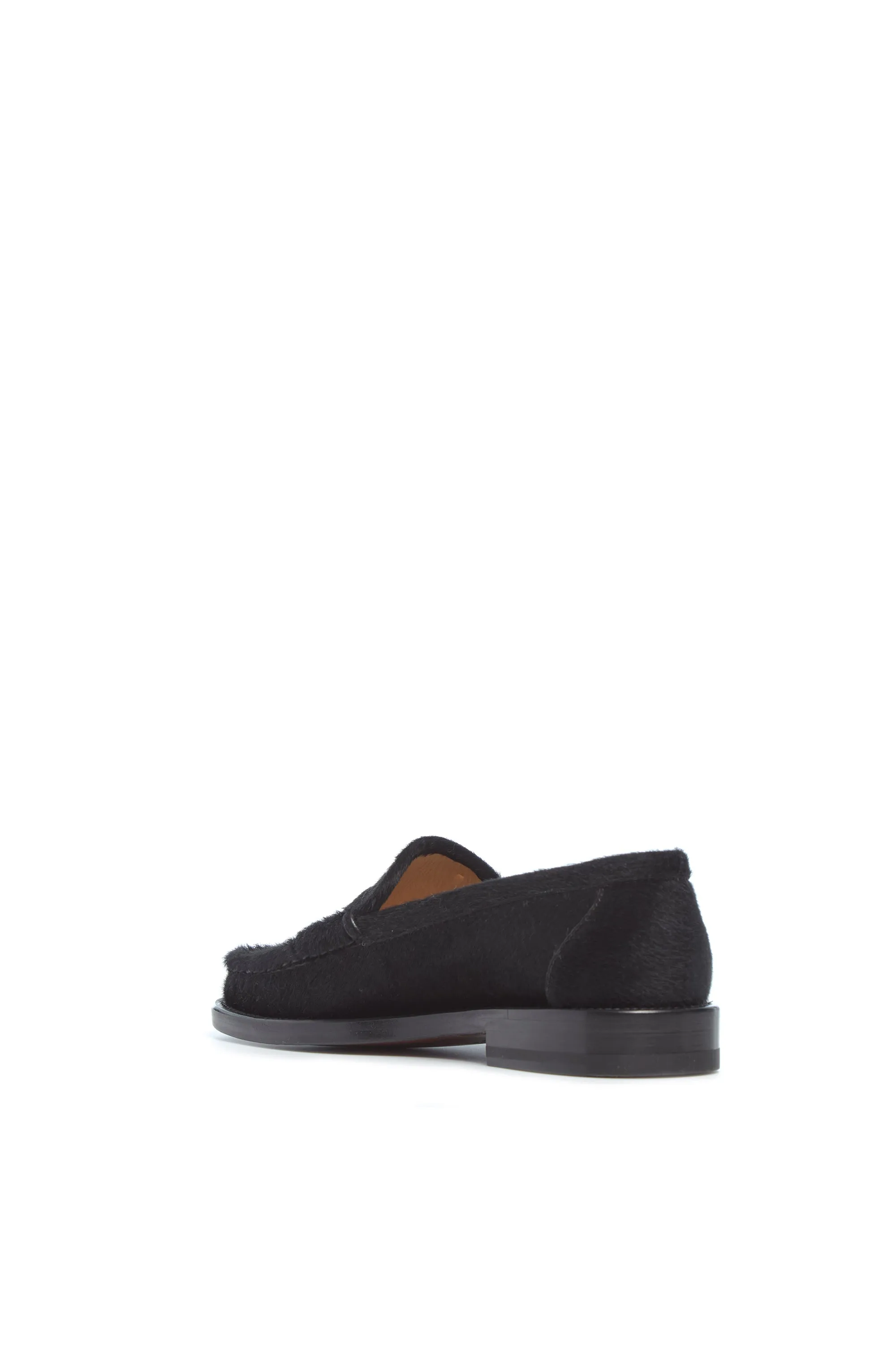 Pierre Loafer in Black Pony Hair