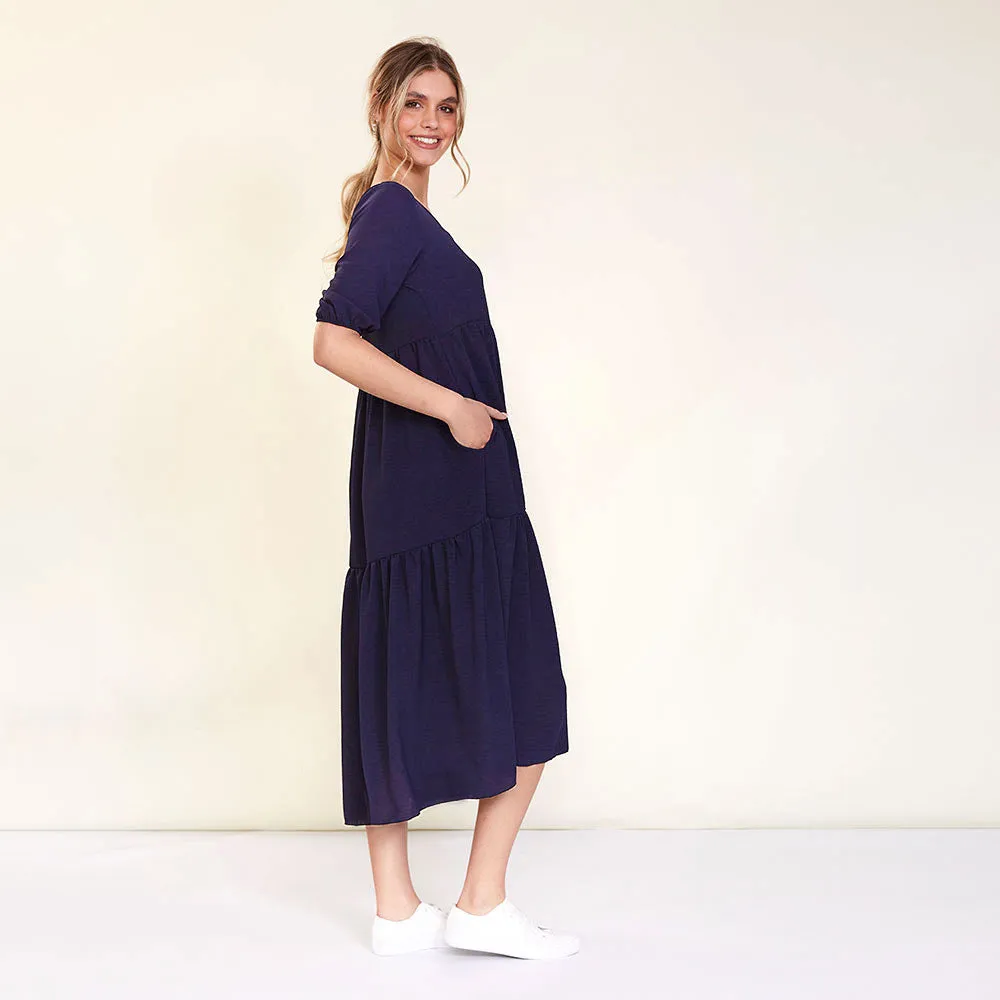 Robyn Dress (Navy)