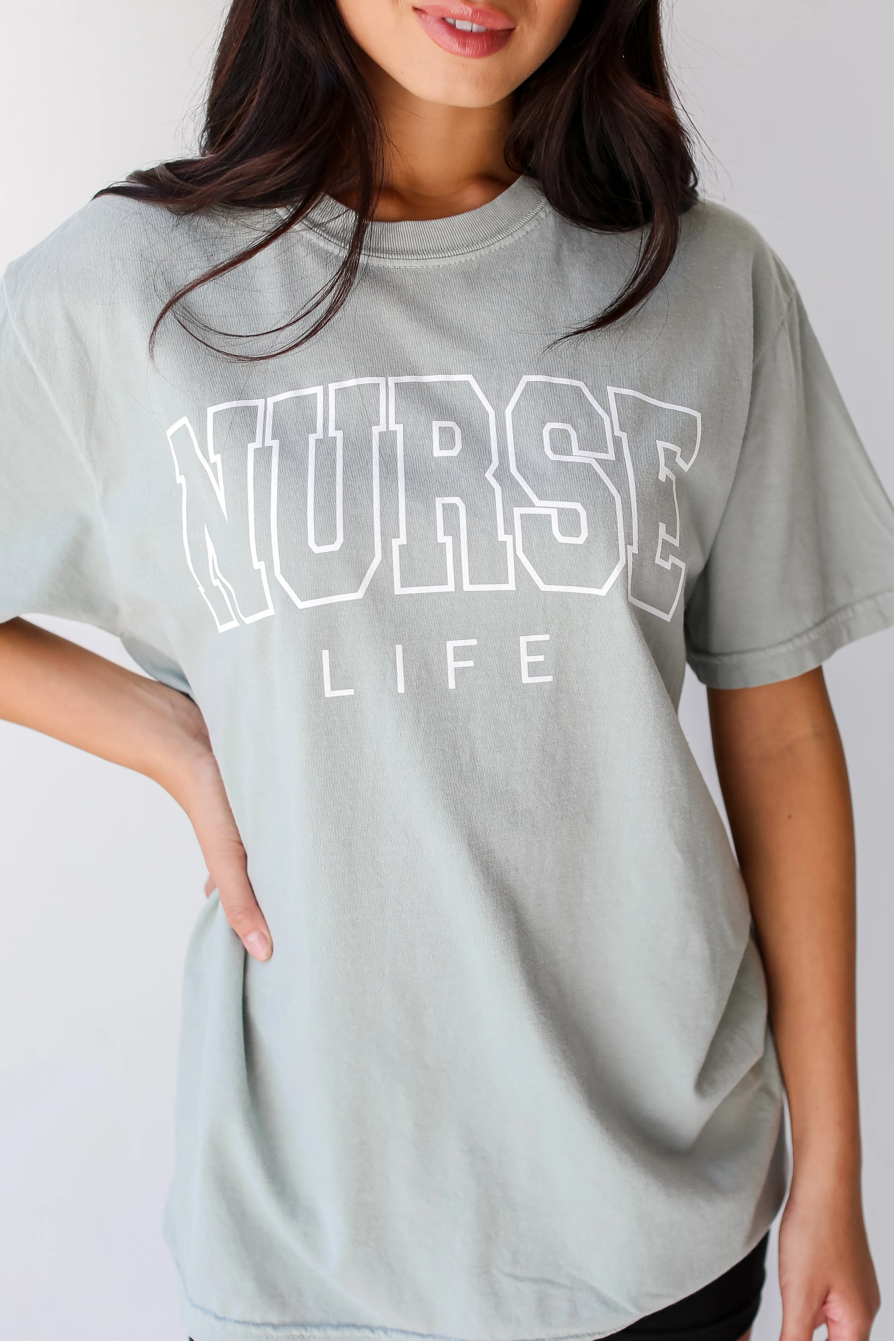 Sage Nurse Life Tee